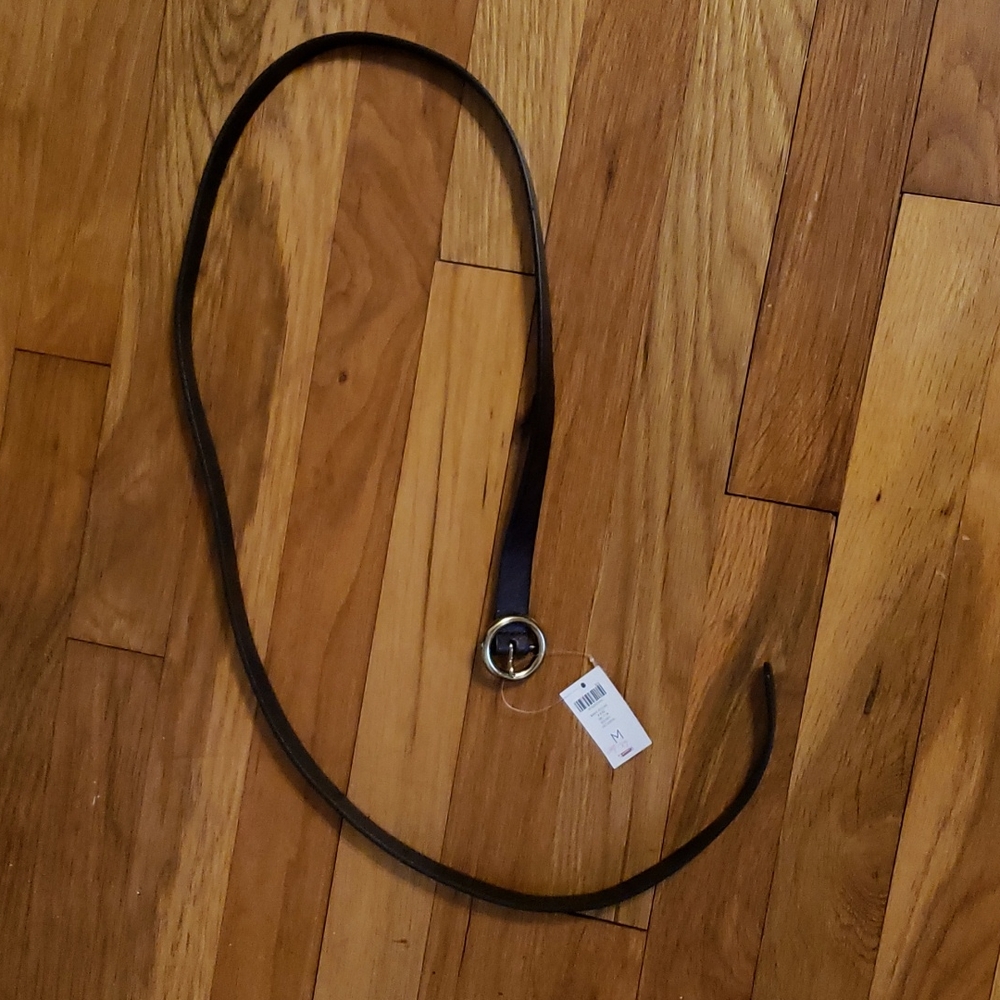 Chico's Misses Basic Kodiac 3 Way Leather Belt Size Medium NWT